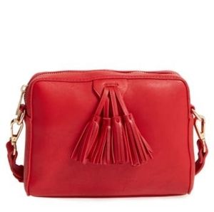 Sole Society Corbin Tassel Crossbody Camera Bag